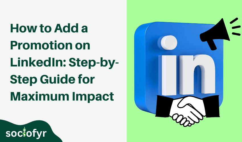 How to Add Promotion on LinkedIn